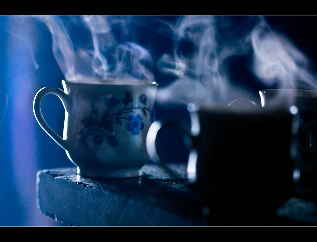 Steaming Tea for Shivering Photographers